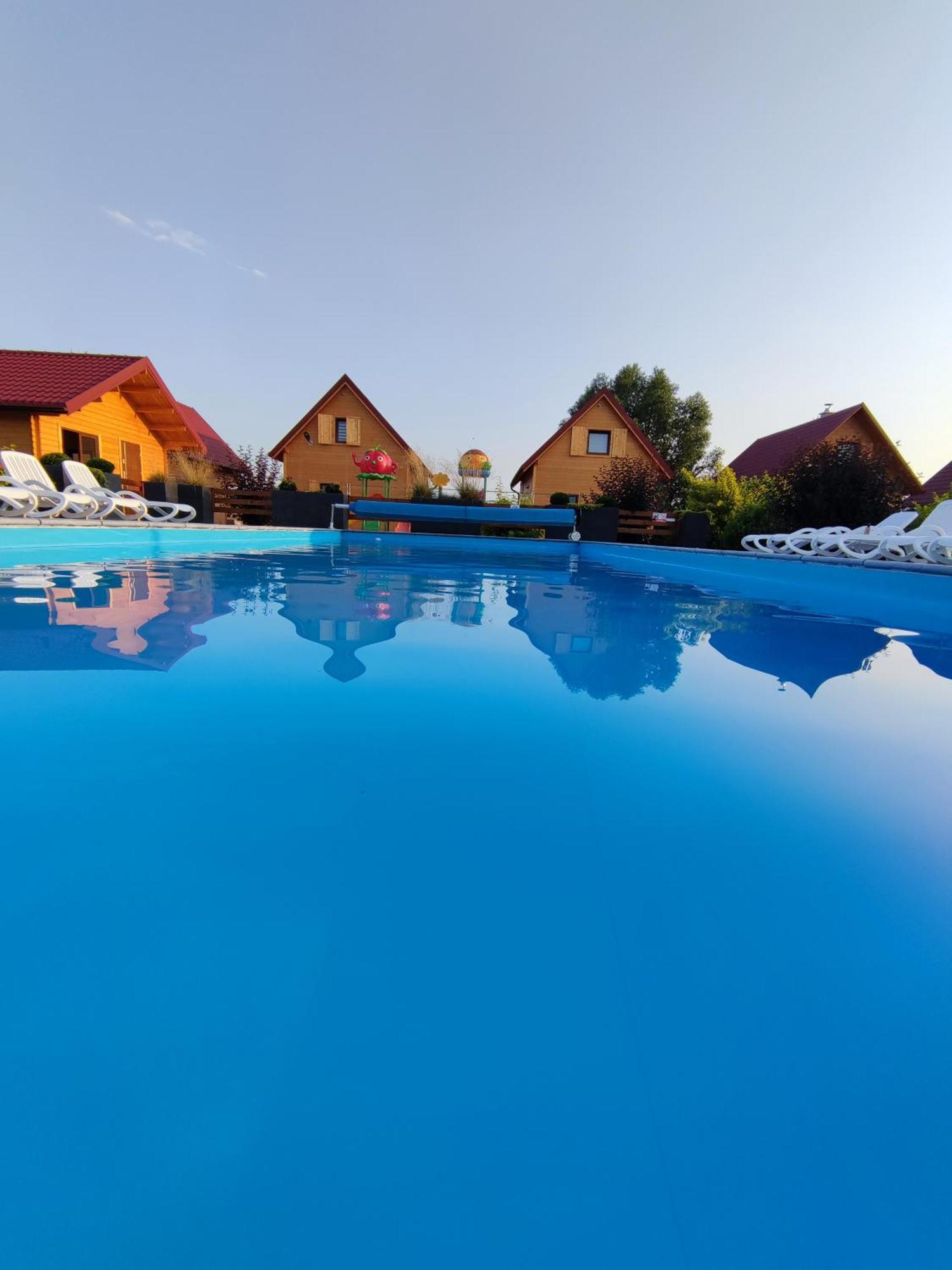 Miodowa Sadyba Domki Caloroczne Kluczbork Ligota Zamecka エクステリア 写真