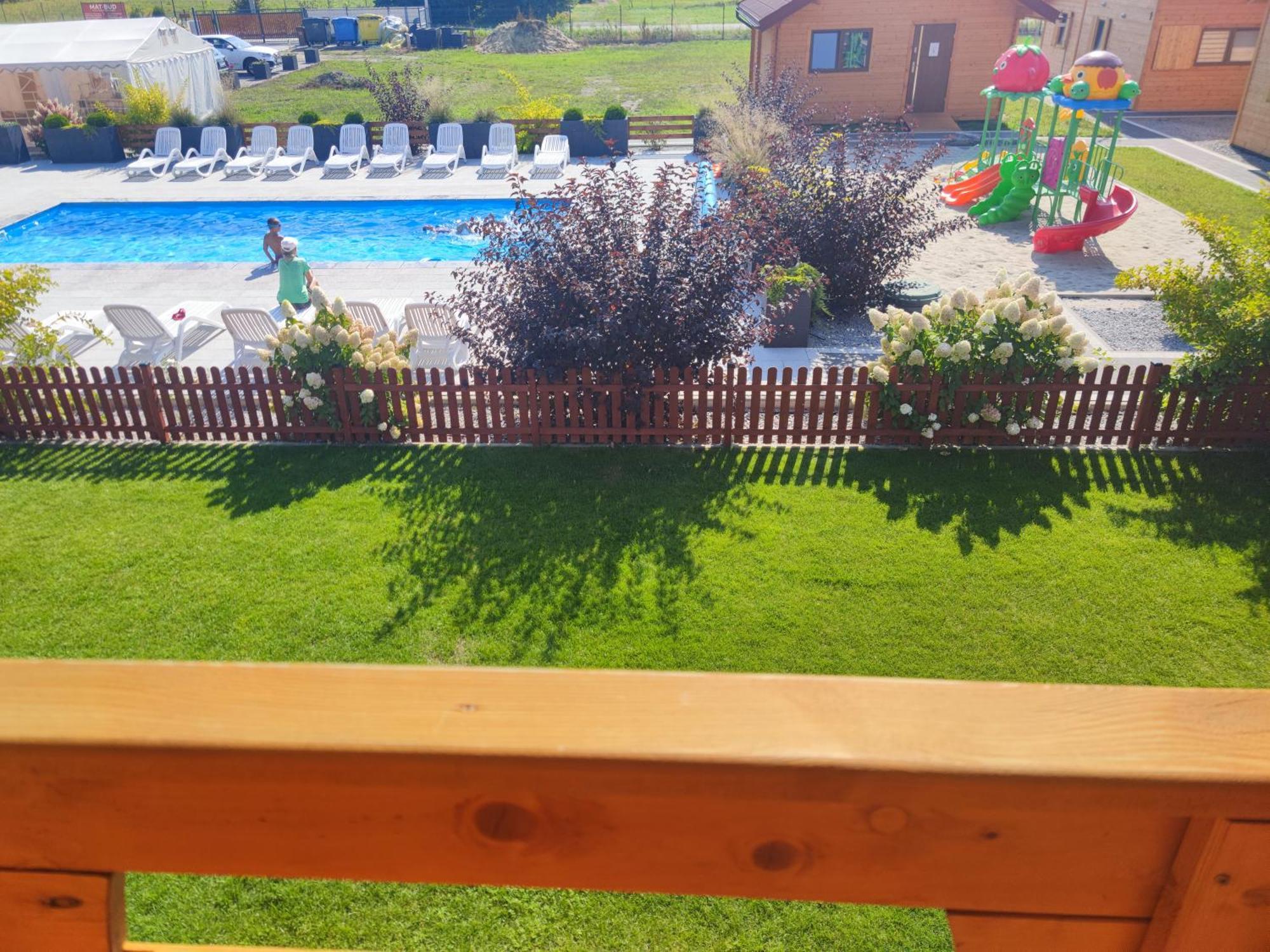 Miodowa Sadyba Domki Caloroczne Kluczbork Ligota Zamecka エクステリア 写真